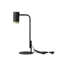 9011409 Столна ламба NESSI 1XGU10 црна со златно Nova Luce